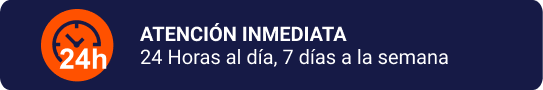 Atención inmediata 24 horas